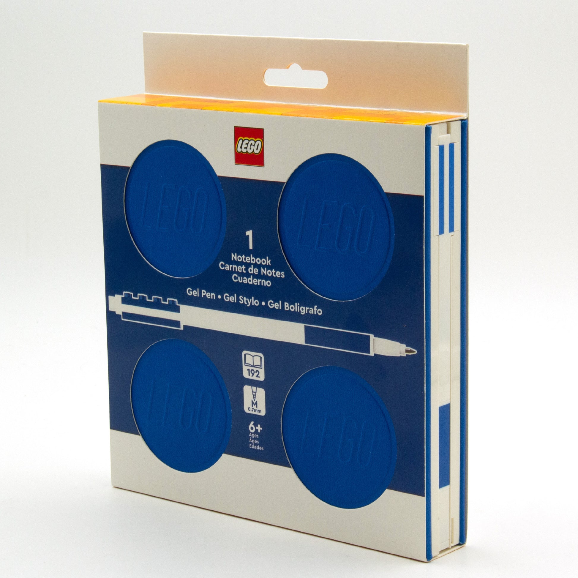 Lego IQ Locking Notebook w/ Gel Pen Blue