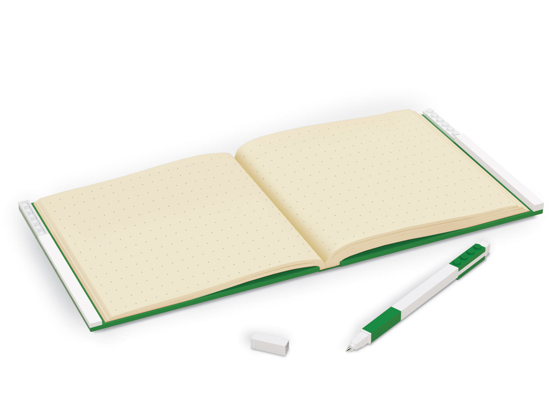 Lego IQ Locking Notebook w/ Gel Pen Green