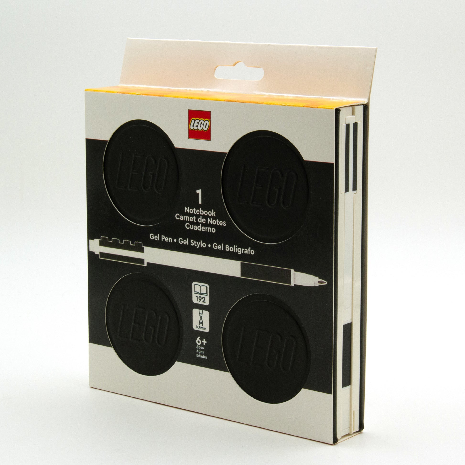 Lego IQ Locking Notebook w/ Gel Pen Black