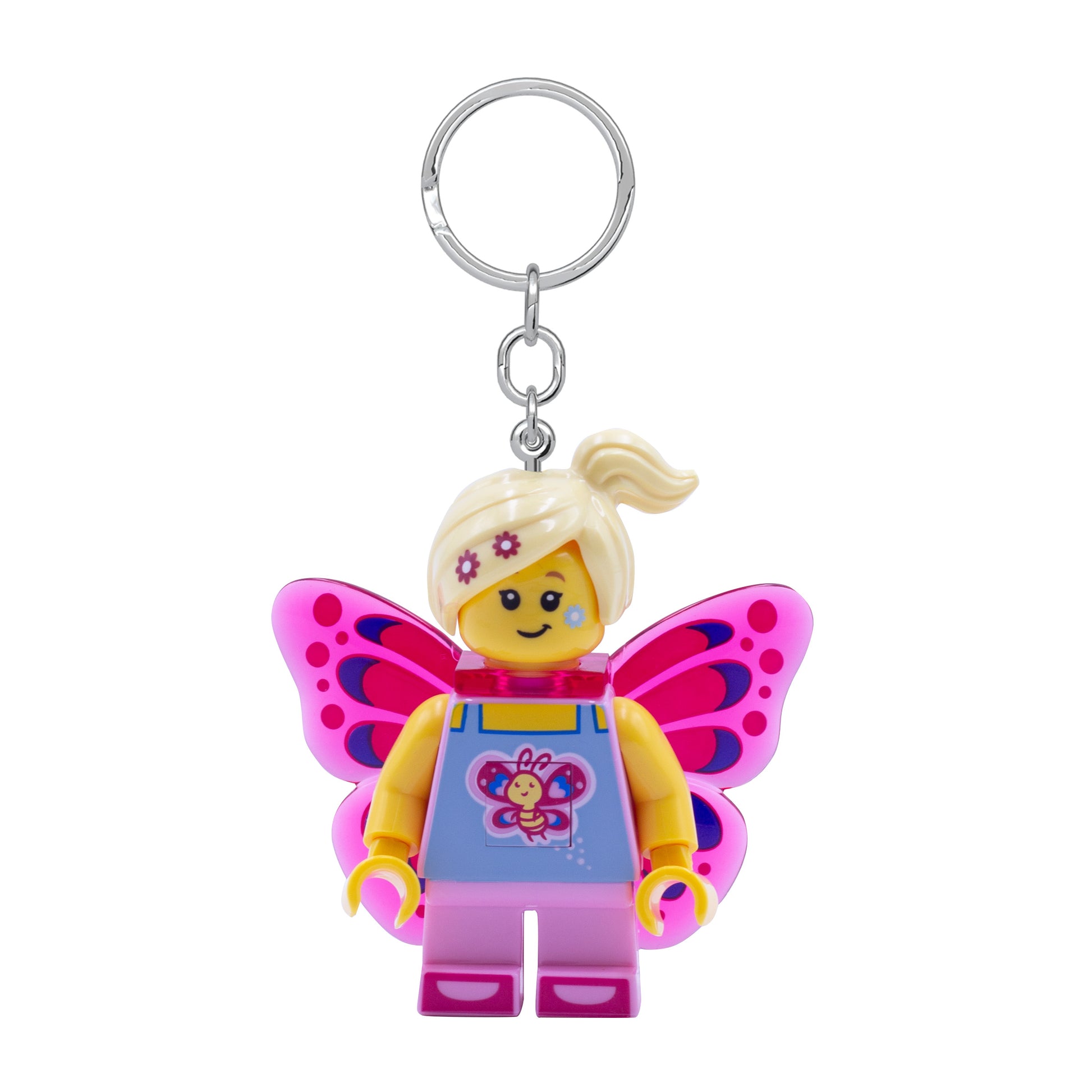 Lego IQ Minifigures Keychain Light Butterfly Girl