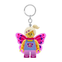Lego IQ Minifigures Keychain Light Butterfly Girl