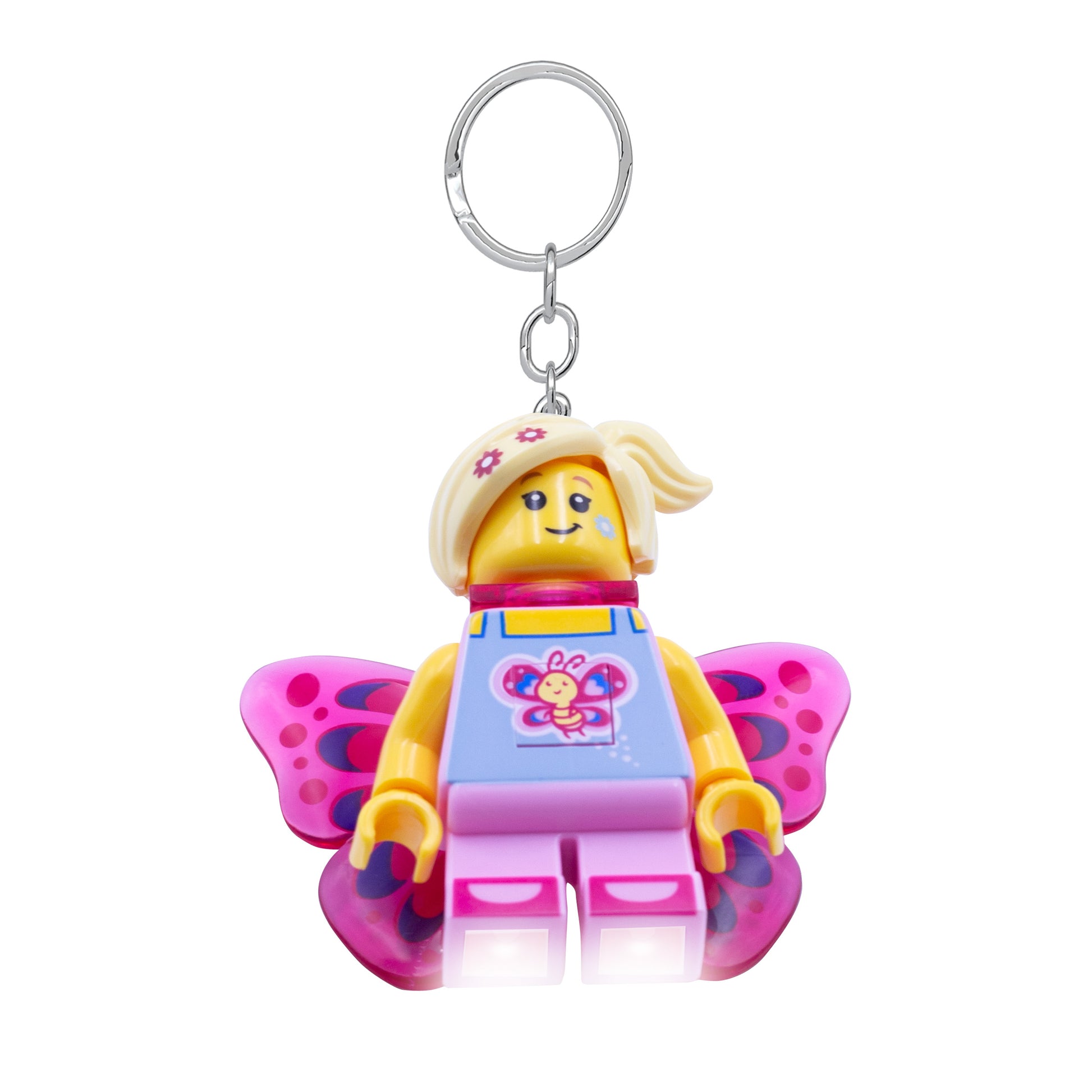 Lego IQ Minifigures Keychain Light Butterfly Girl