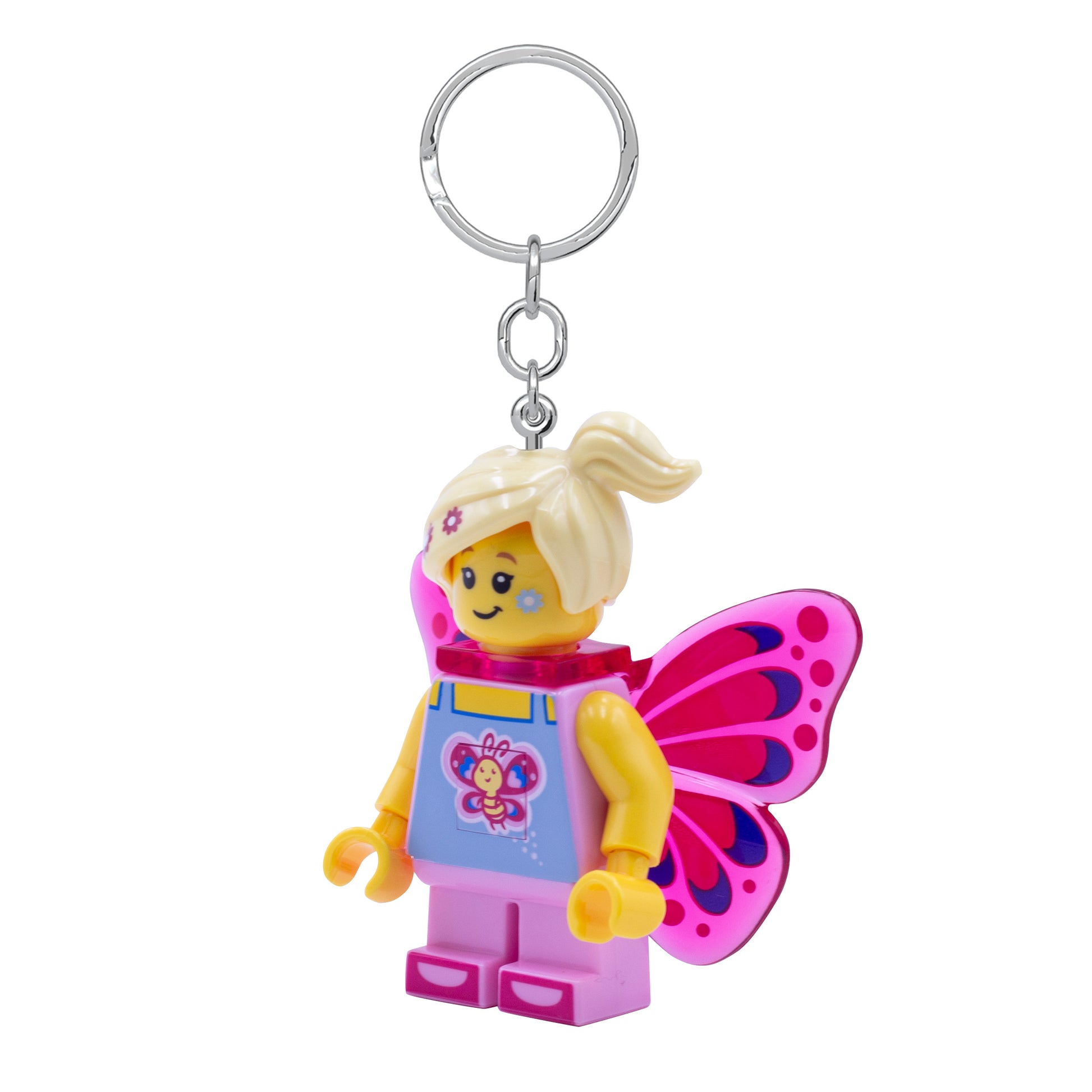 Lego IQ Minifigures Keychain Light Butterfly Girl