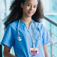 Lego IQ Minifigures Keychain Light Butterfly Girl