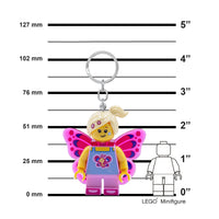 Lego IQ Minifigures Keychain Light Butterfly Girl