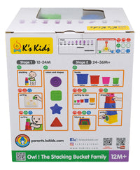 K's Kids Owl! The Stacking Bucket Family