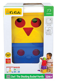 K's Kids Owl! The Stacking Bucket Family