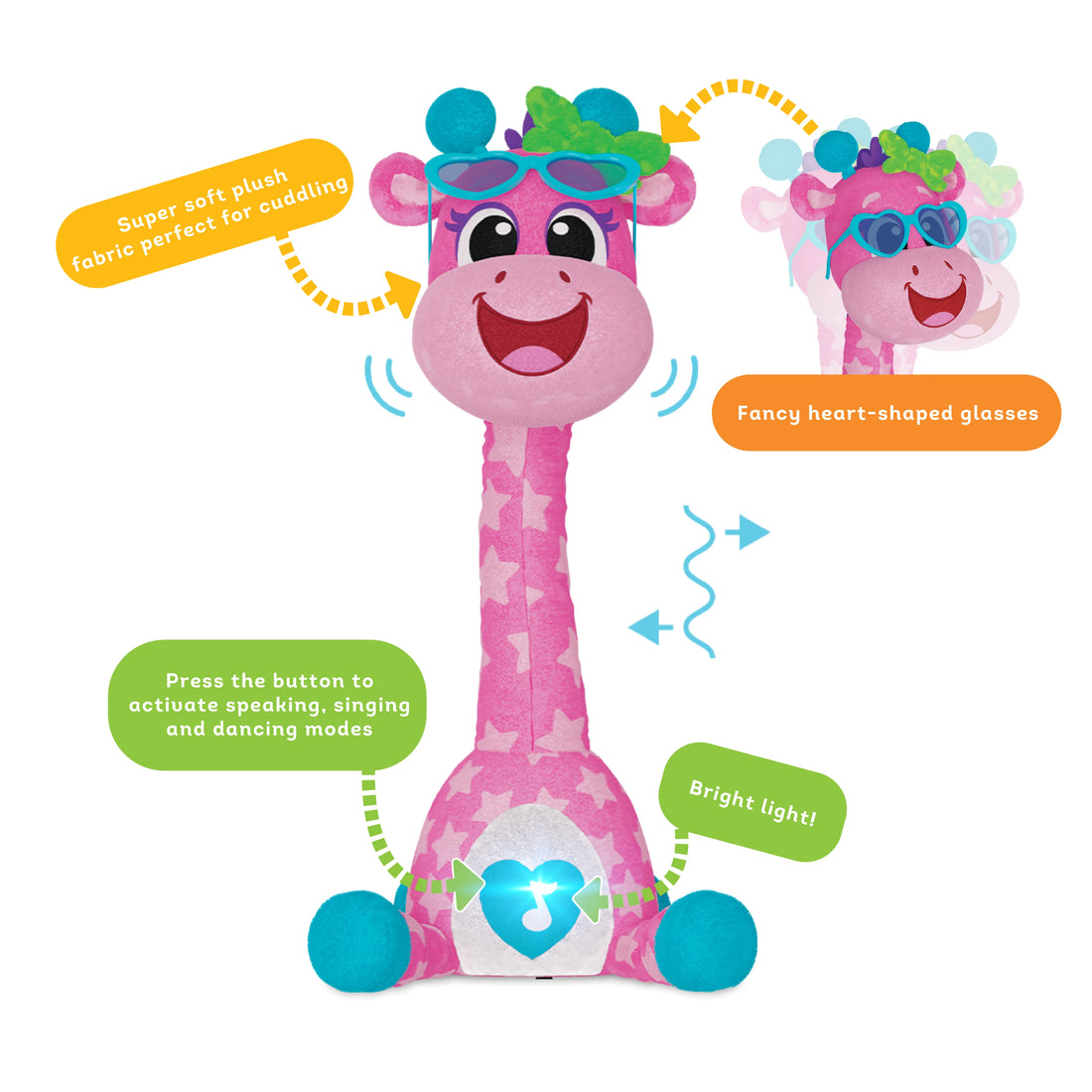 Kids Hits Dancing Giraffe Polly