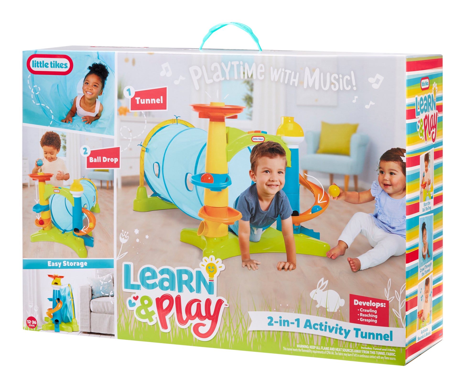 Little Tikes 2-in-1 Activity Tunnel