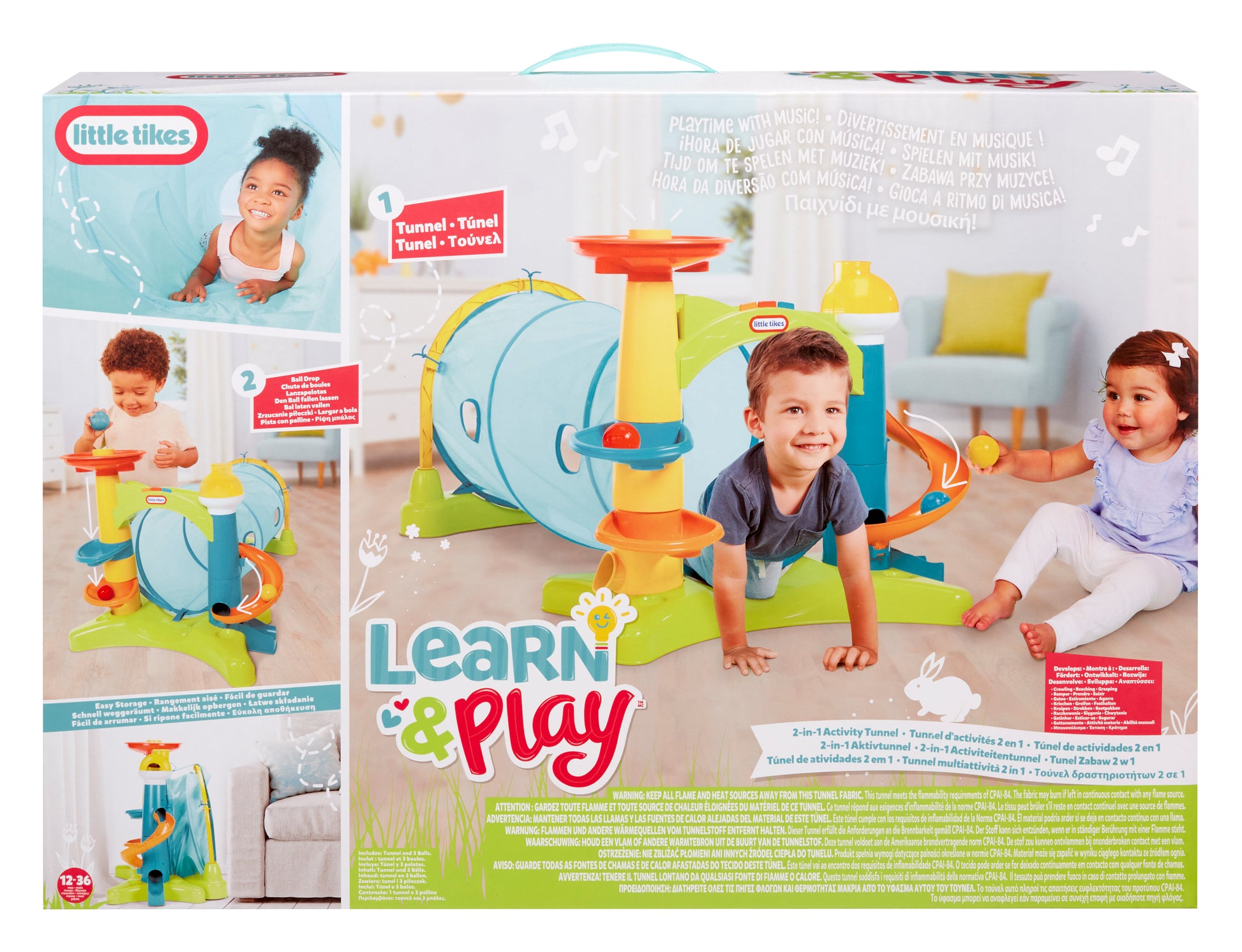 Little Tikes 2-in-1 Activity Tunnel