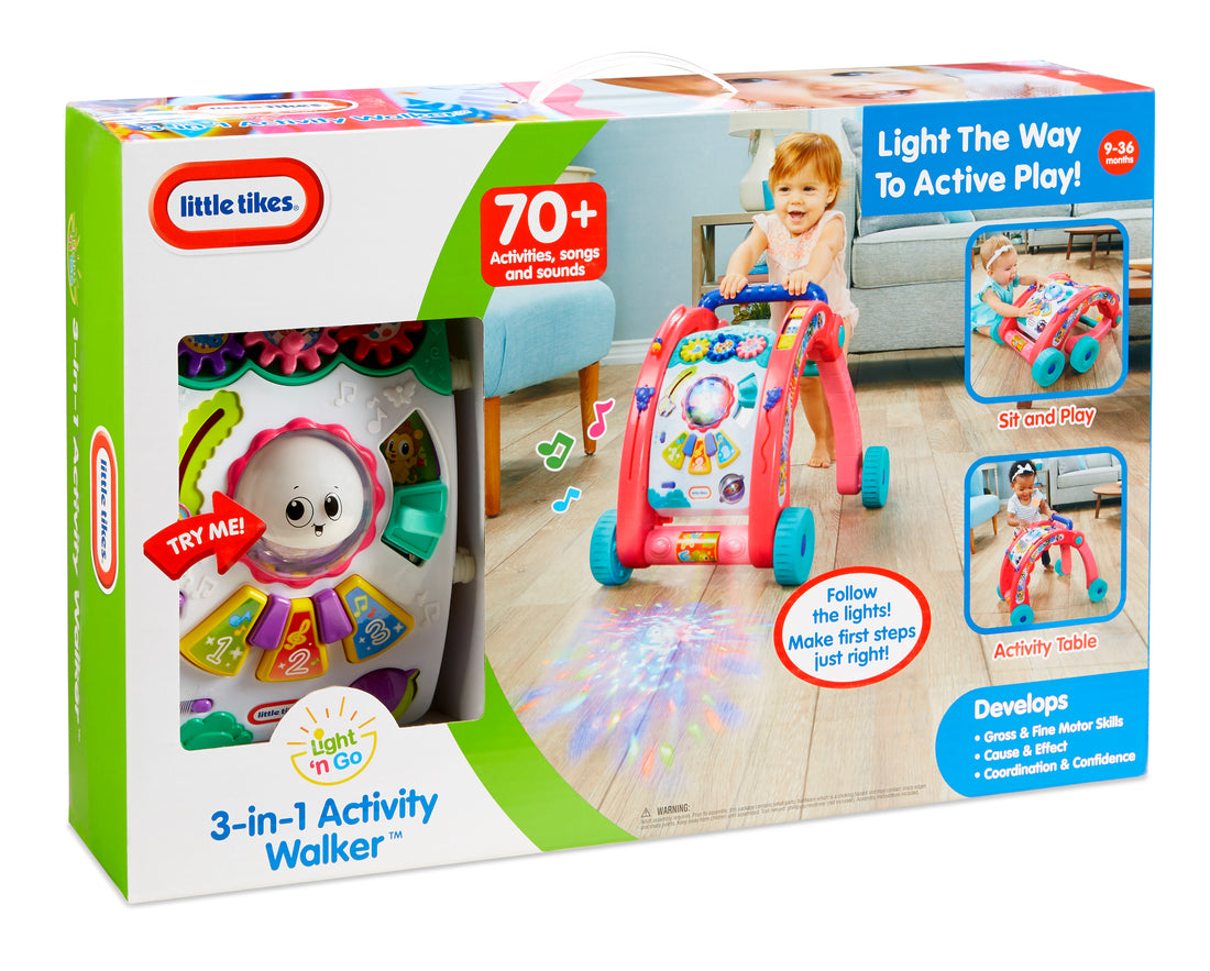 Little Tikes 3-in-1 Activity Walker (Pink)