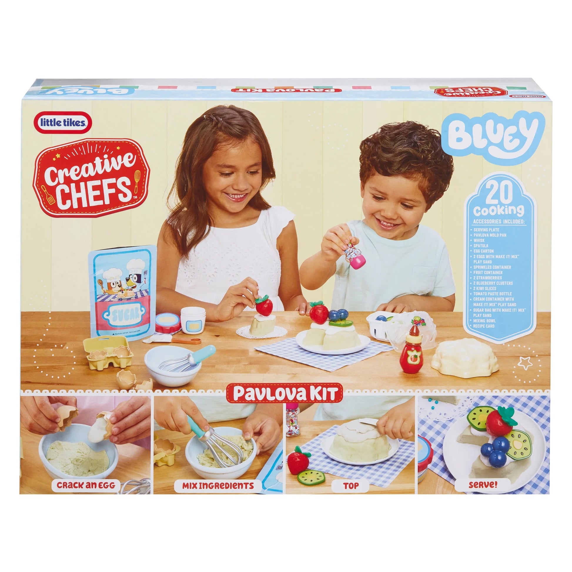 Little Tikes Creative Chefs Bluey Pavlova Cake Kit