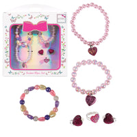 Lukky Fashion Bijou Set with 3 Bracelets, Pendants, Ring