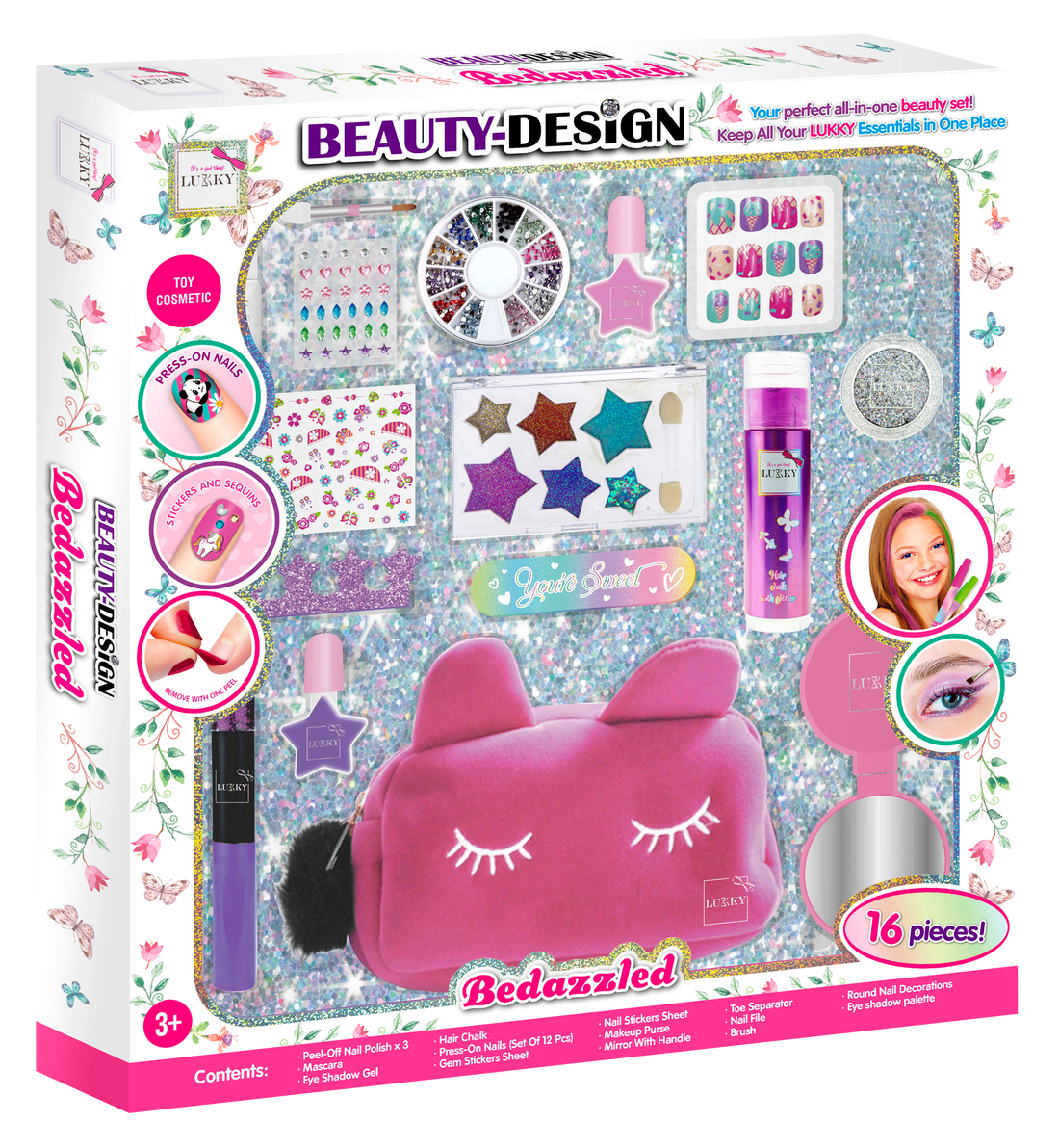 Lukky Beauty Design Bedazzled Set