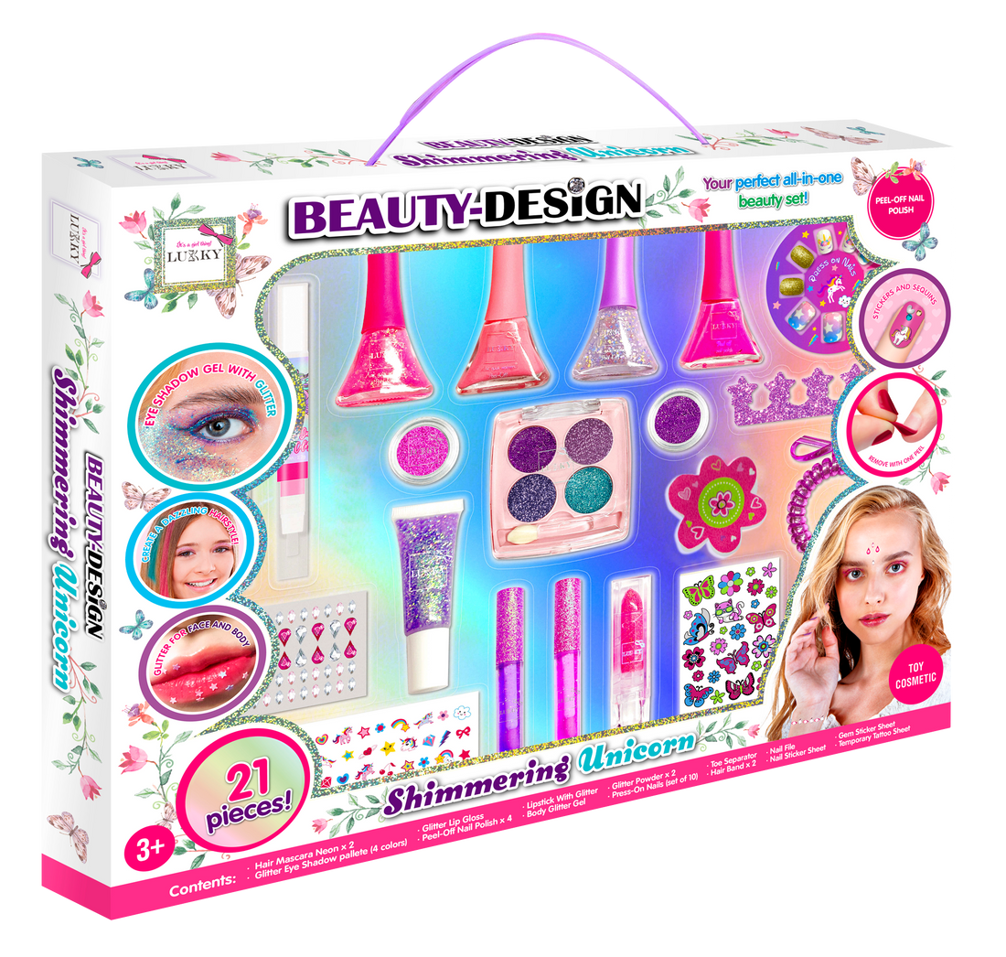 Lukky Beauty Design Shimmering Unicorn Set