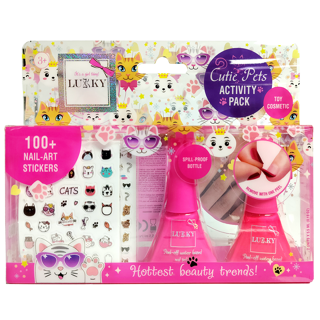 Lukky Nail Design Cutie Pets Activity Pack