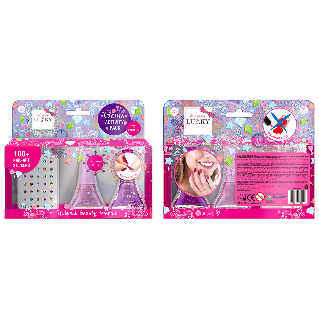 Lukky Nail Design Nail Gems Activity Pack