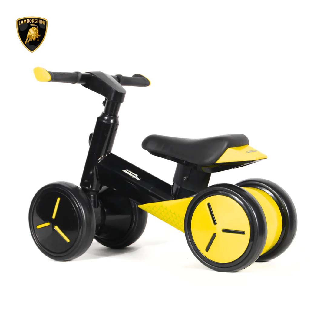 Lamborghini Balance Bike 4W (Yellow)