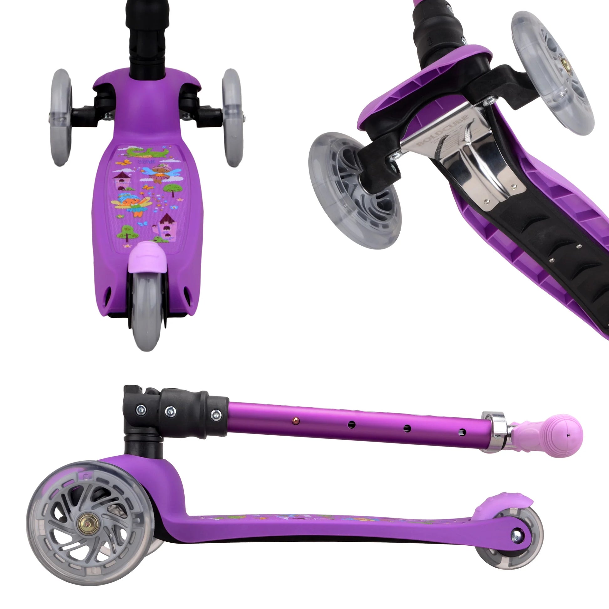 BOLDCUBE 3 Wheel Scooter Folding Teeny - Fairyland