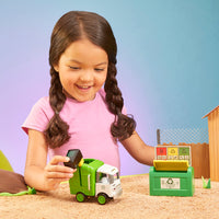 Little Tikes Let's Go Cozy Coupe Garbage Truck Playset