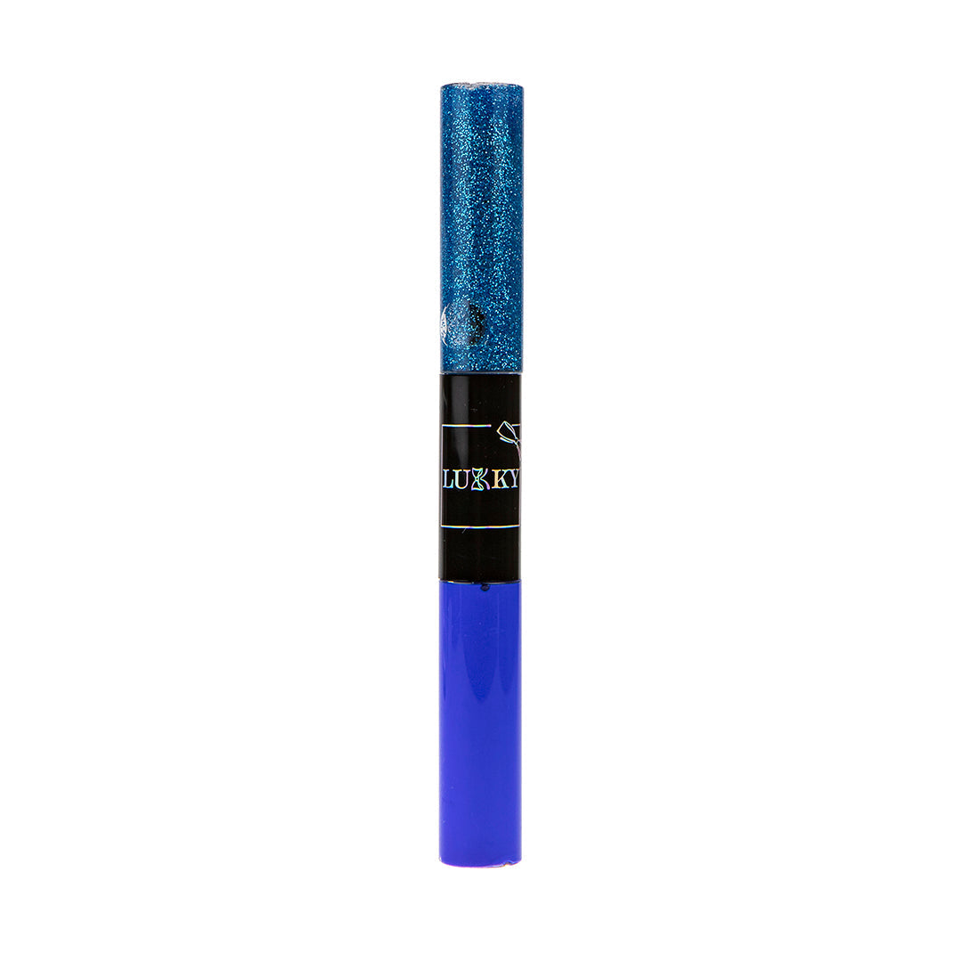 Lukky 2-In-1 Mascara & Lash Glitter Bold Shimmer (10 ml) (Blue)