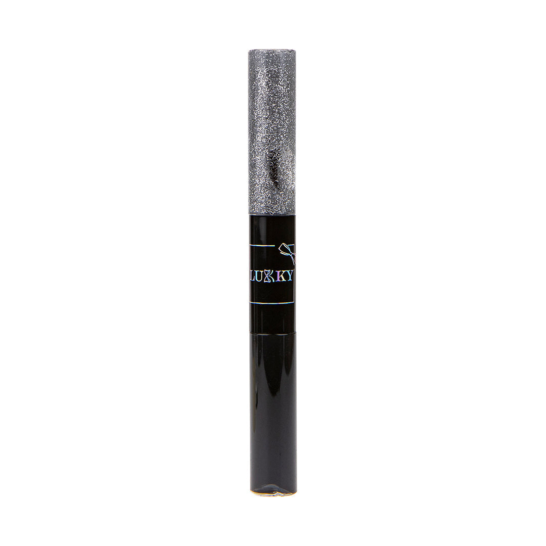 Lukky 2-In-1 Mascara & Lash Glitter Bold Shimmer (10 ml) (Silver)