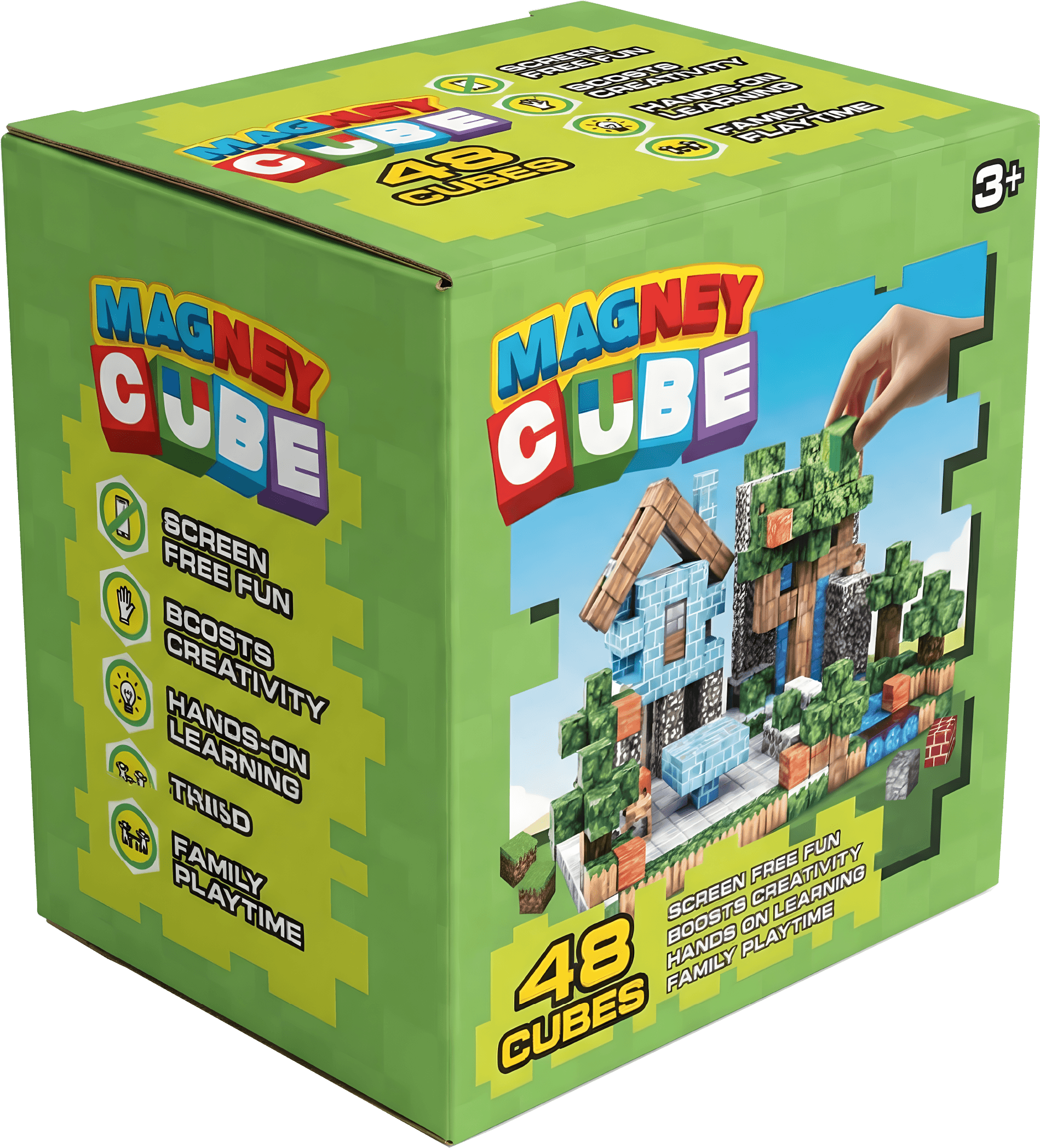 Magney Cube Magnetic Block 48Pcs