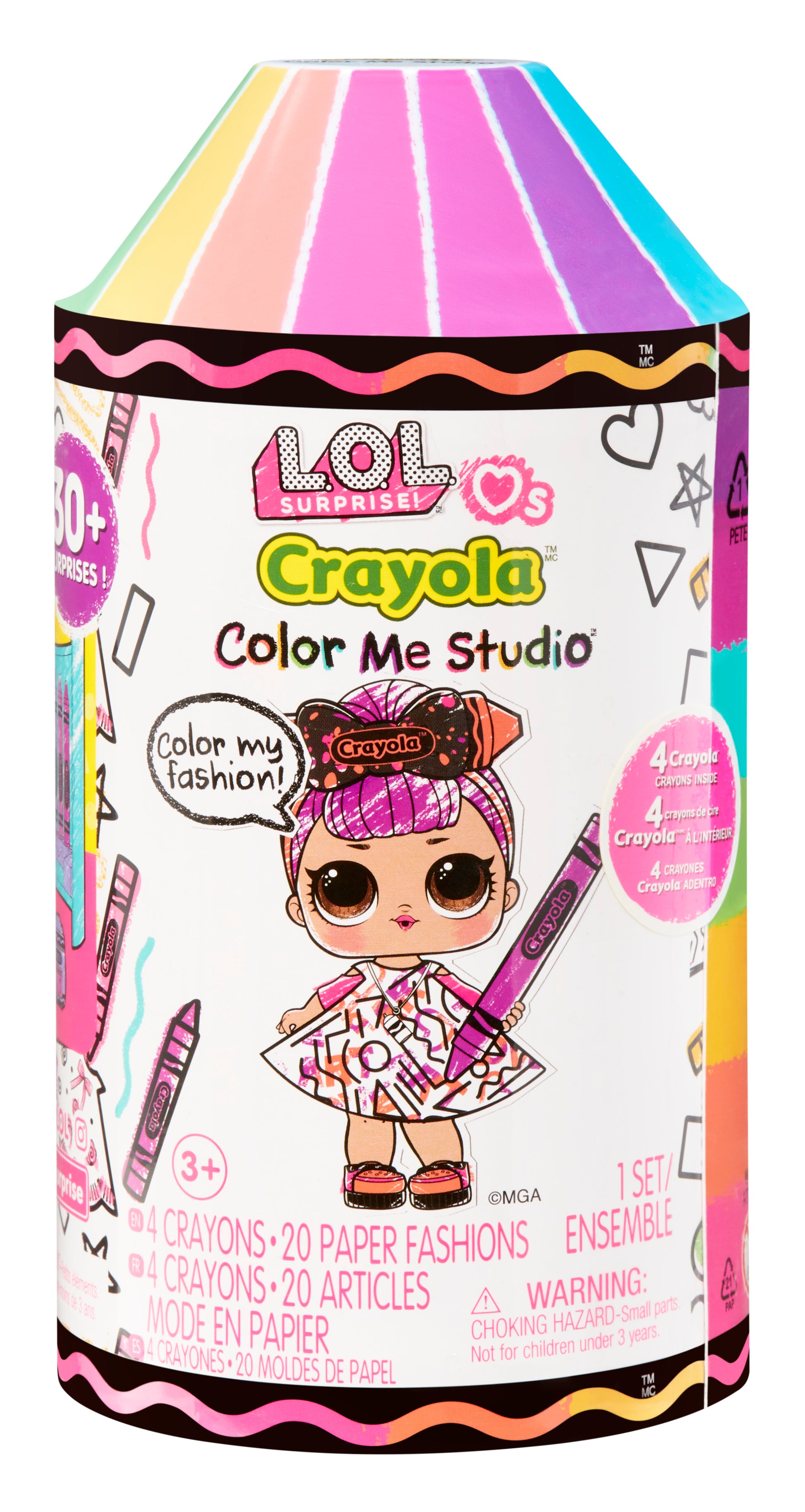 LOL Surprise Loves Crayola Color Me Studio Assorted.