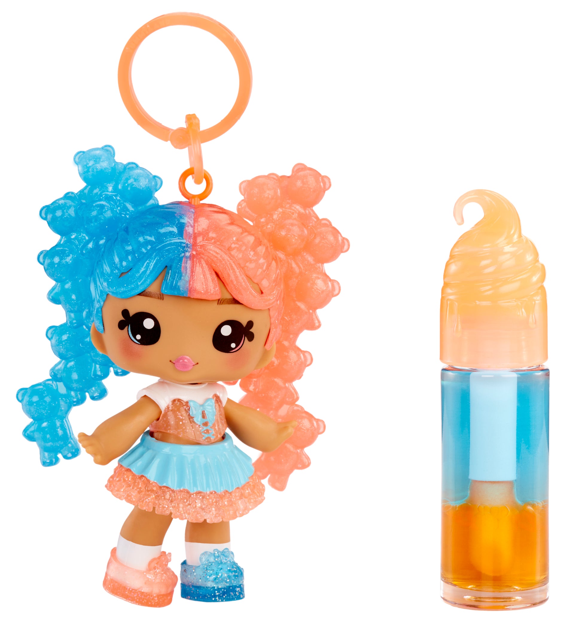 Yummiland Lip Gloss Doll: Mystery Color Change - Gwen Gummybear