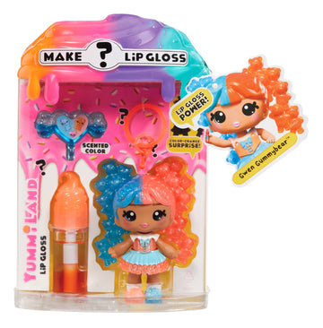 Yummiland Lip Gloss Doll: Mystery Color Change - Gwen Gummybear