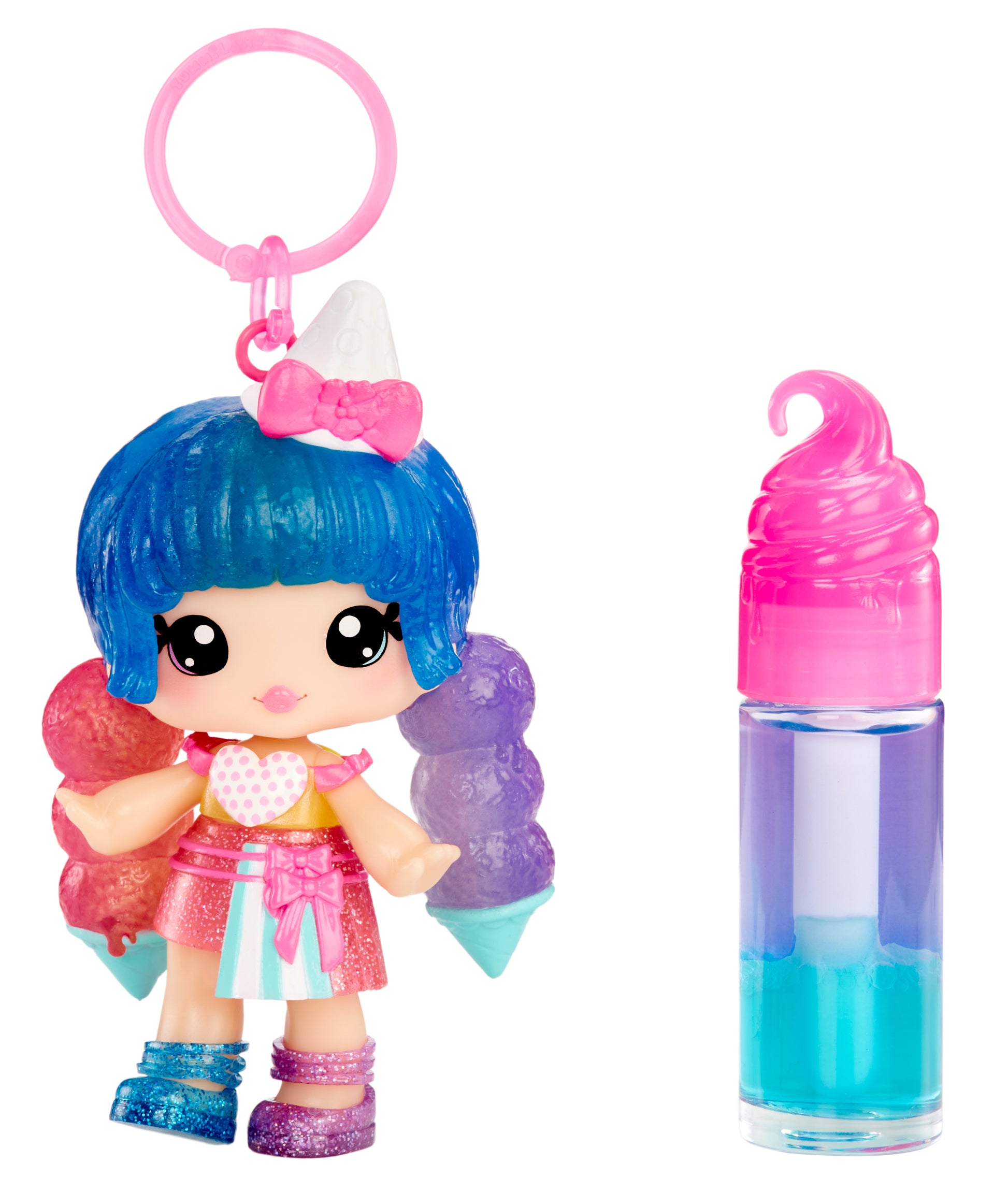 Yummiland Lip Gloss Doll: Mystery Color Change - Stephie Snowcone
