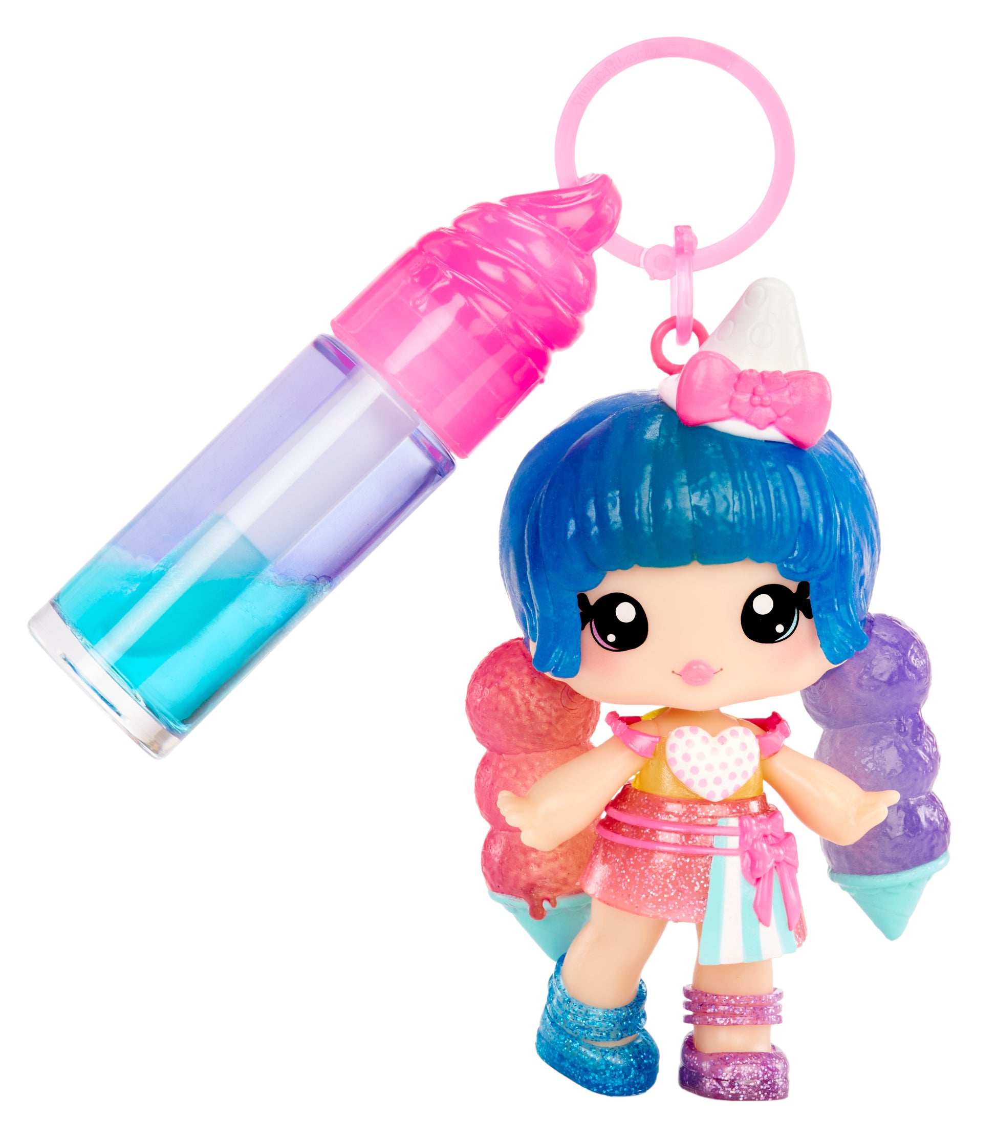 Yummiland Lip Gloss Doll: Mystery Color Change - Stephie Snowcone