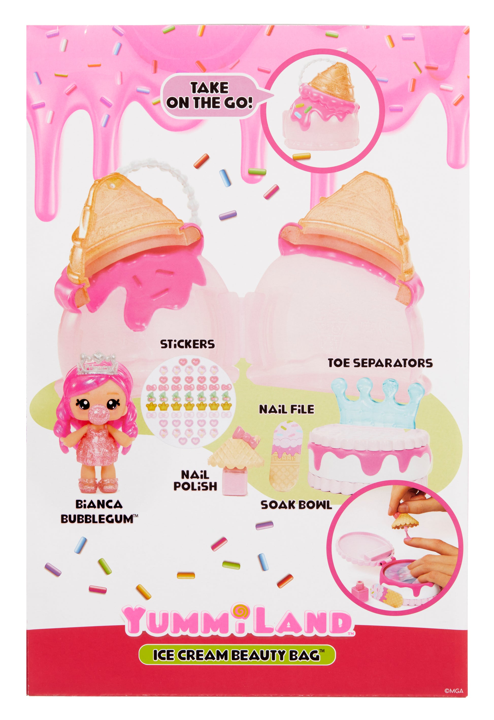 Yummiland Beauty Bag Playset - Bianca Bubbglegum Doll