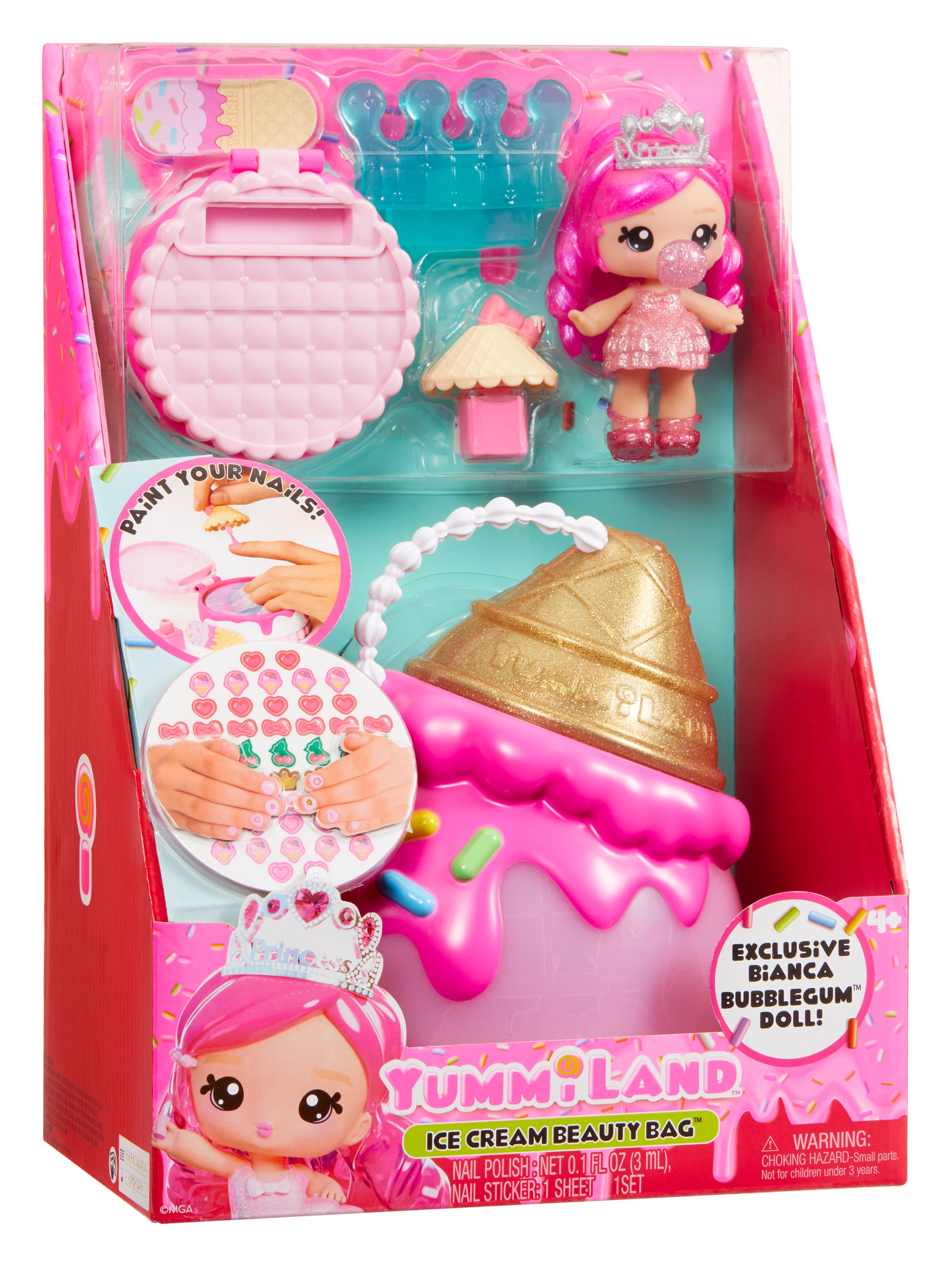 Yummiland Beauty Bag Playset - Bianca Bubbglegum Doll