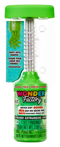 Wonder Factory Never Dry Dough Extruder - Green