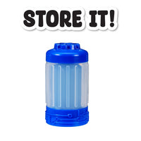 Wonder Factory Never Dry Dough Singles - Blue