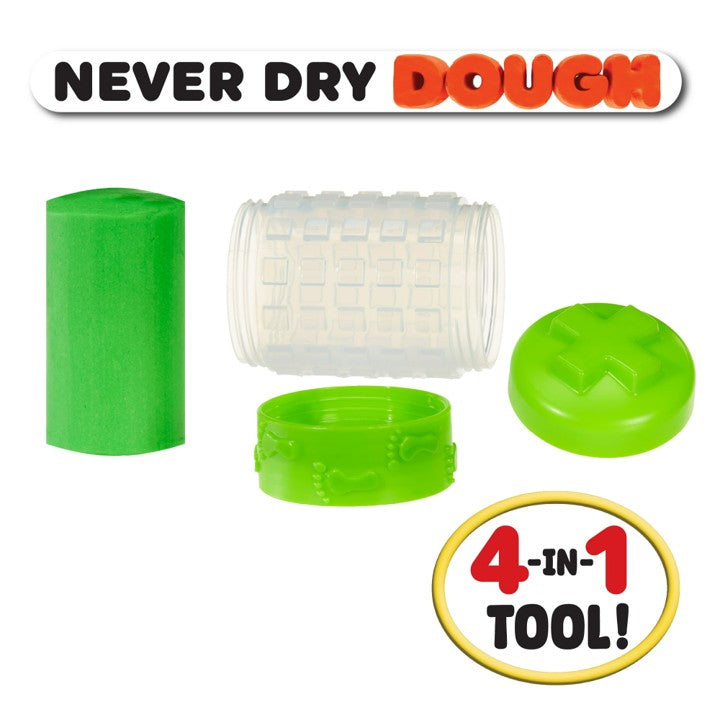 Wonder Factory Never Dry Dough Singles - Green