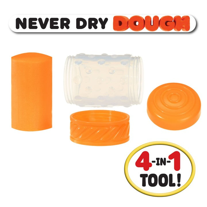 Wonder Factory Never Dry Dough Singles - Orange