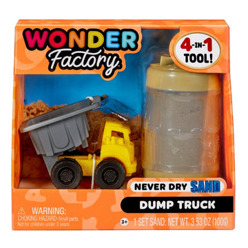 Wonder Factory Never Dry Sand Construction Trucks - Dump Truck