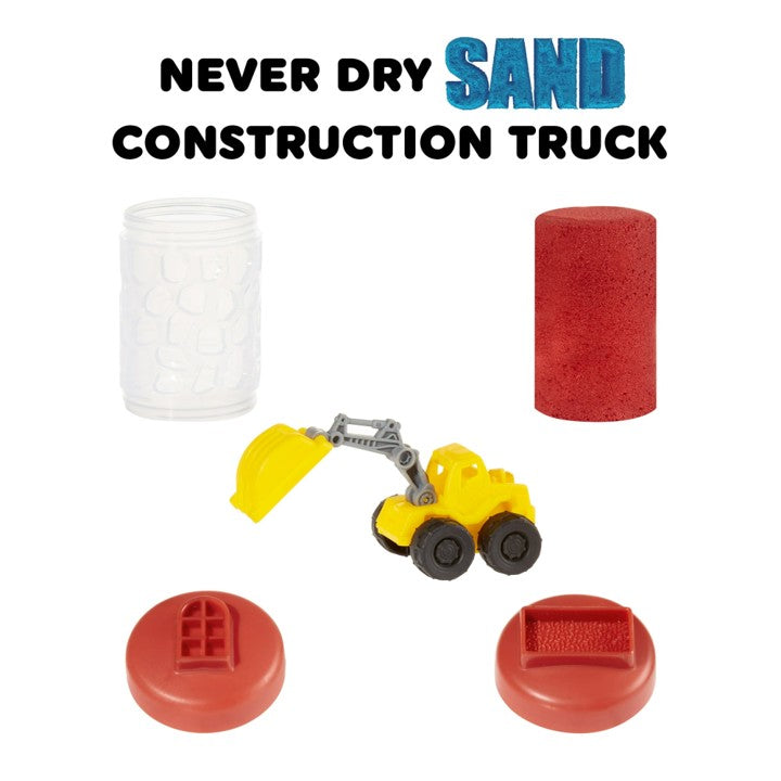 Wonder Factory Never Dry Sand Construction Trucks - Excavator