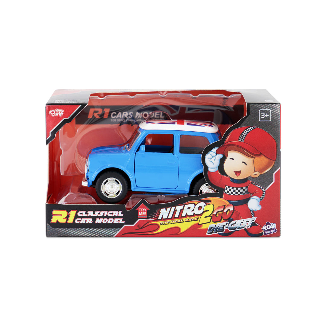 Nitro2Go Die-cast R1 Classical Car Model Assoreted