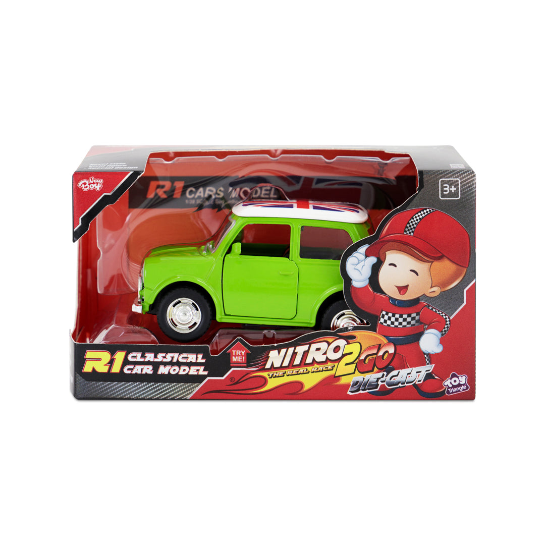 Nitro2Go Die-cast R1 Classical Car Model Assoreted
