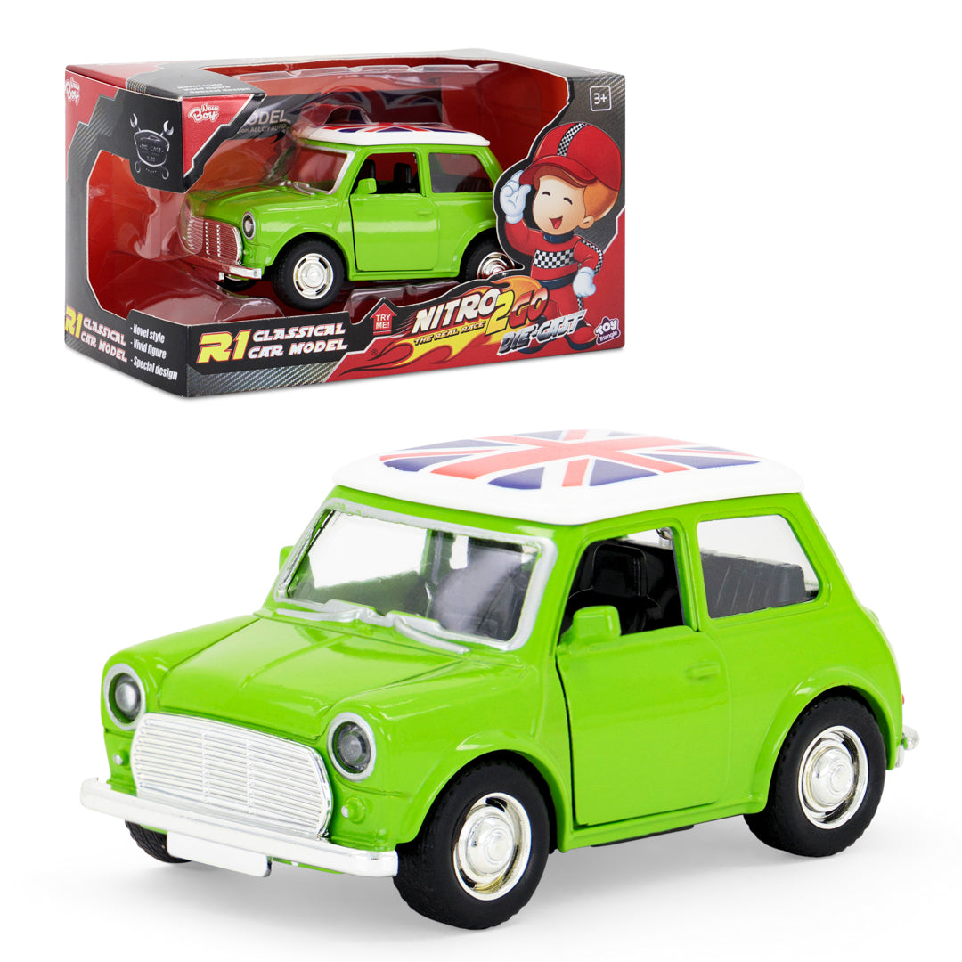 Nitro2Go Die-cast R1 Classical Car Model Assoreted