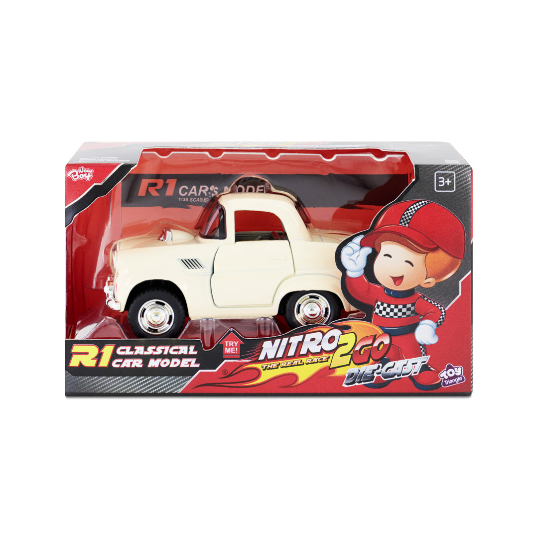 Nitro2Go Die-cast R1 Classical Car Model Assoreted