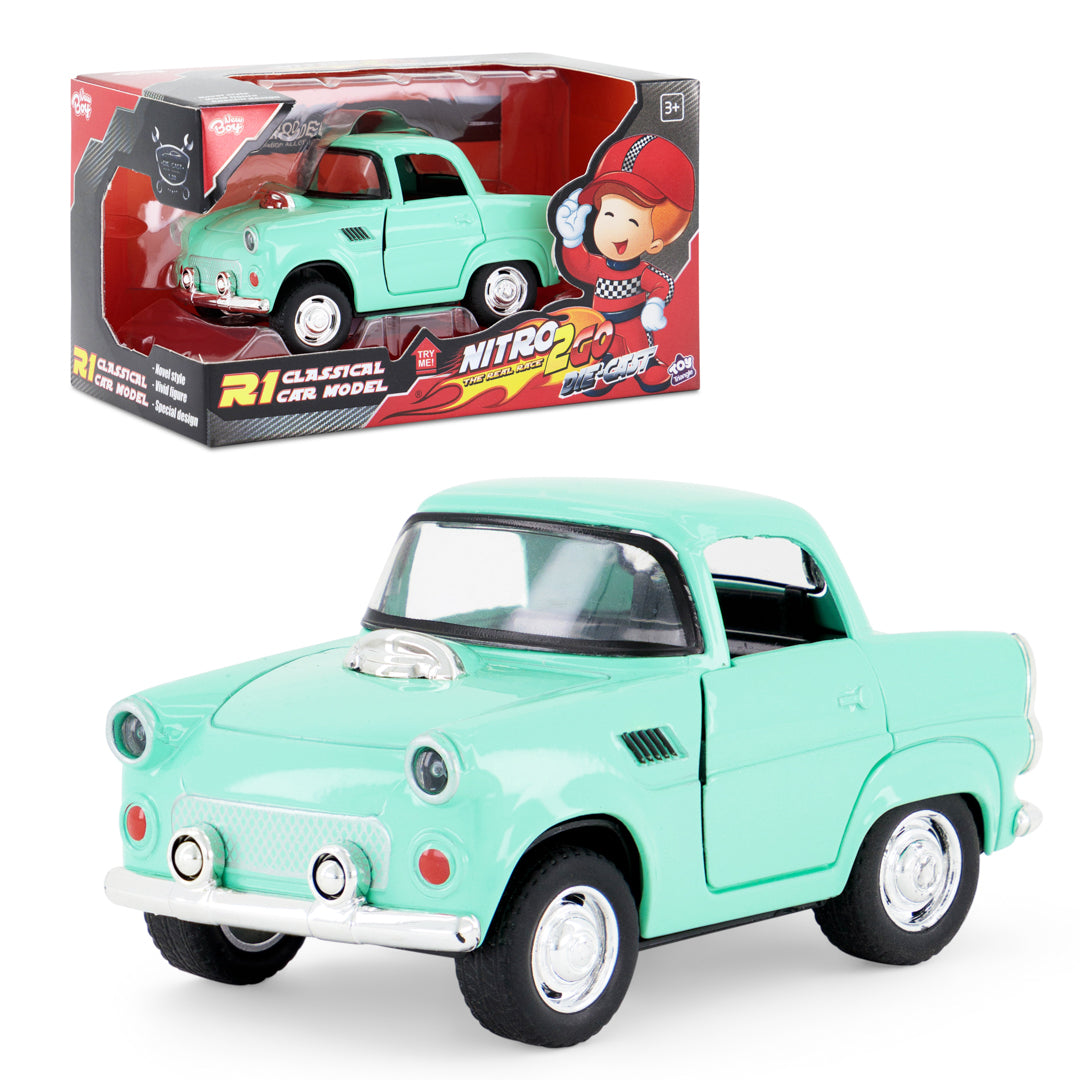 Nitro2Go Die-cast R1 Classical Car Model Assoreted