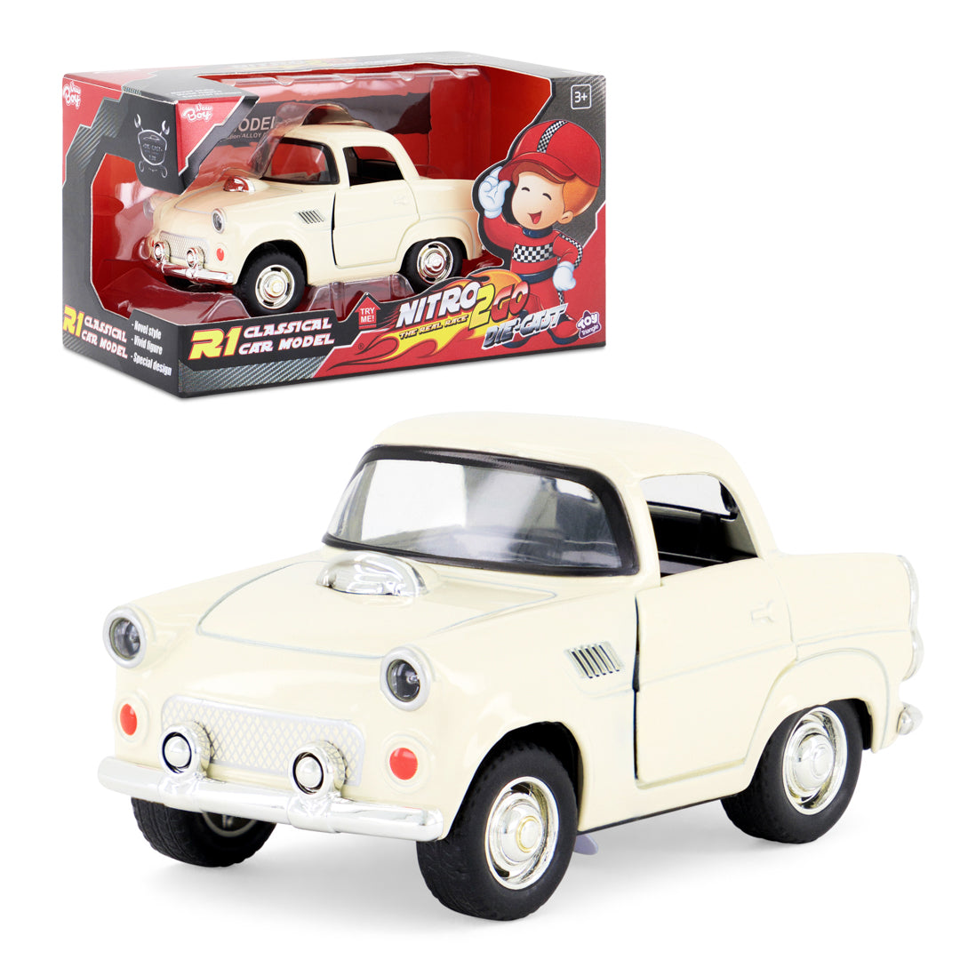 Nitro2Go Die-cast R1 Classical Car Model Assoreted