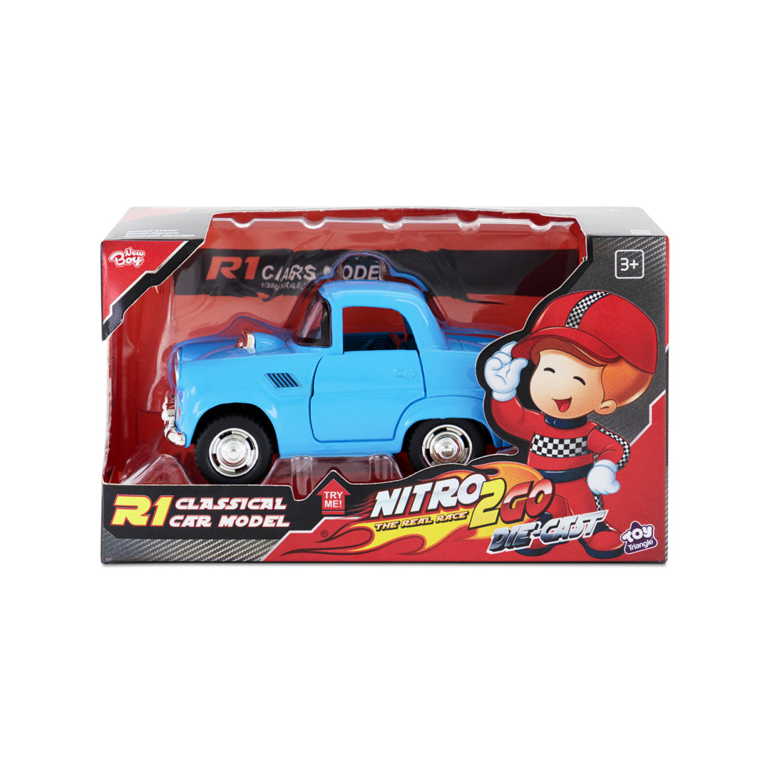 Nitro2Go Die-cast R1 Classical Car Model Assoreted