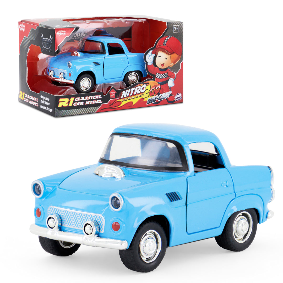 Nitro2Go Die-cast R1 Classical Car Model Assoreted