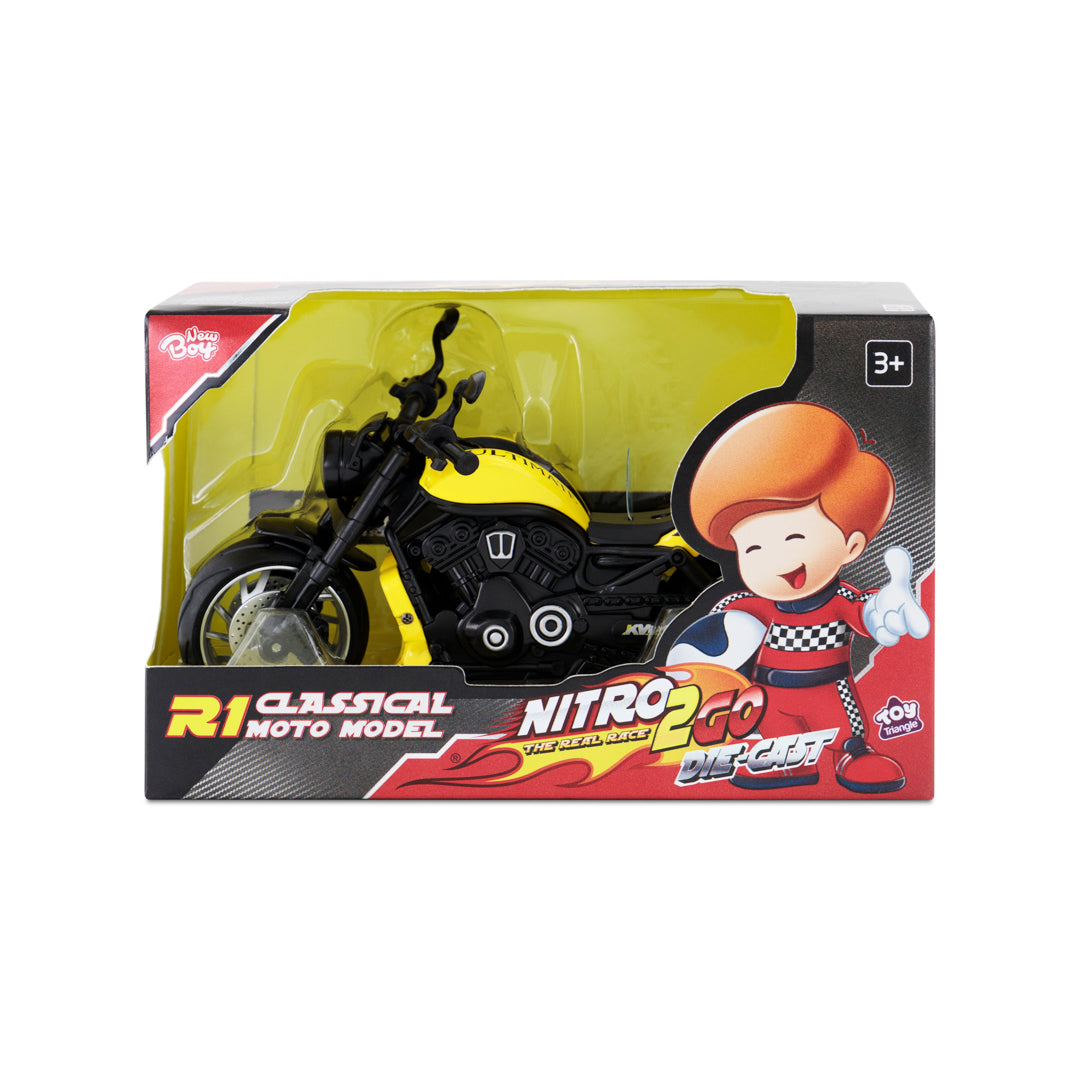 Nitro2Go Die-cast R1 Classical Moto Model Assorted