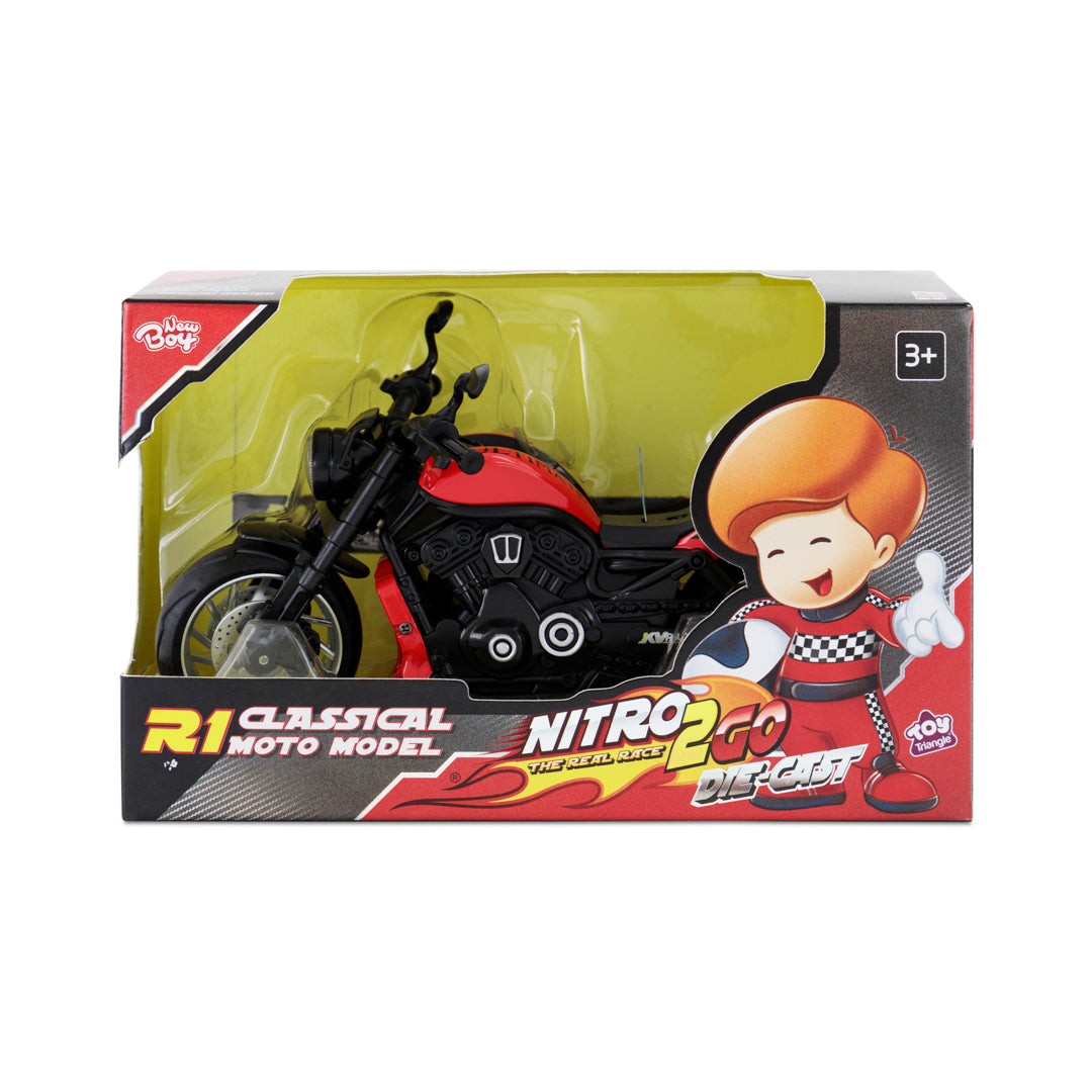 Nitro2Go Die-cast R1 Classical Moto Model Assorted